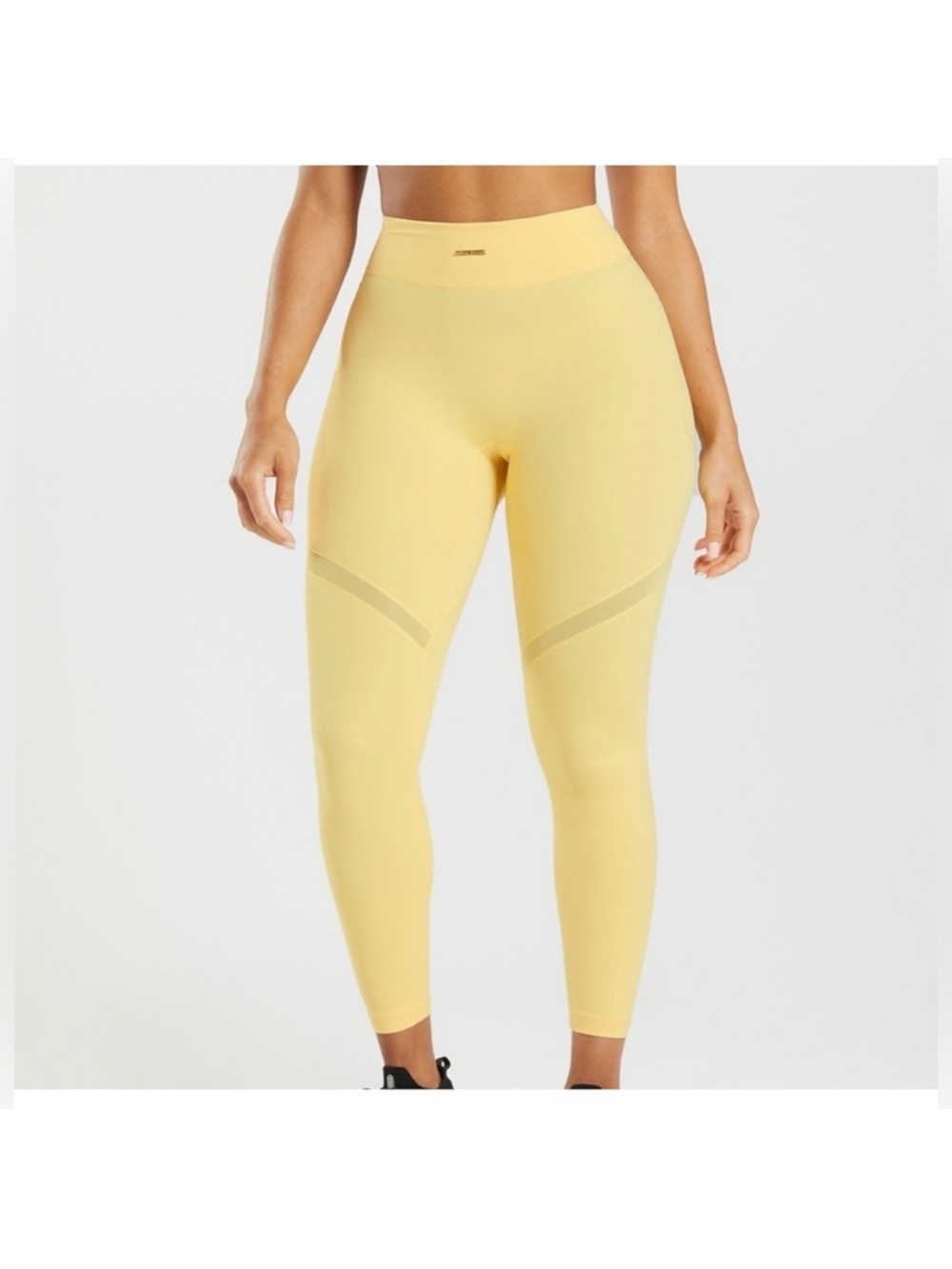 Gymshark x Whitney Simmons Mesh Leggings V3 Pollen Athletic Gym Workout Sz XS
